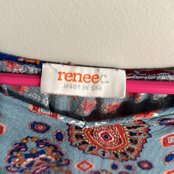 Matty Billow sleeve top - order prints, graphic, curved, hem - Picture 3 of 4